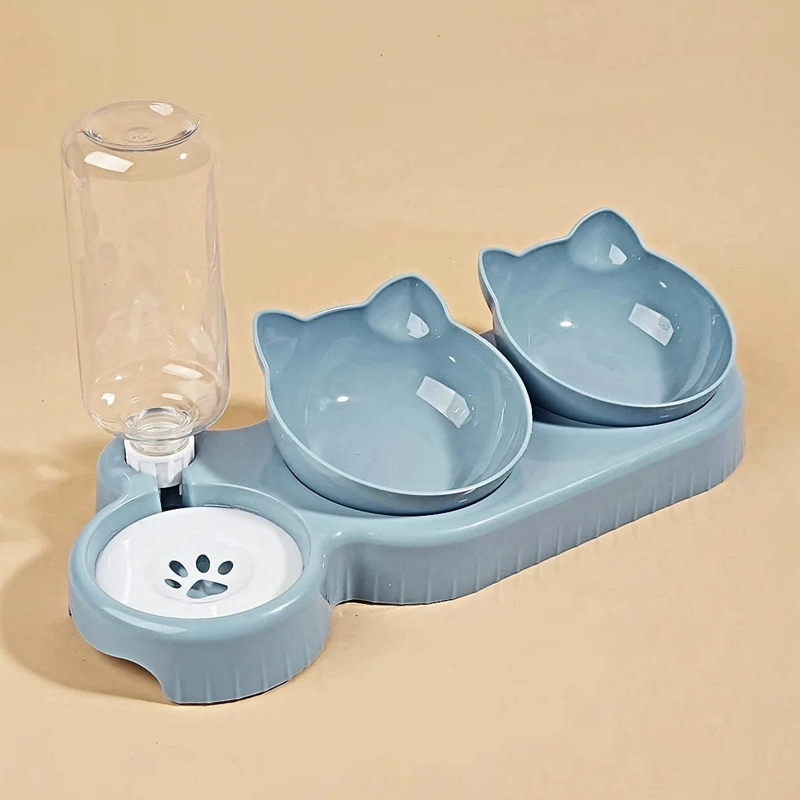 Modern pet bowl set for comfortable feeding