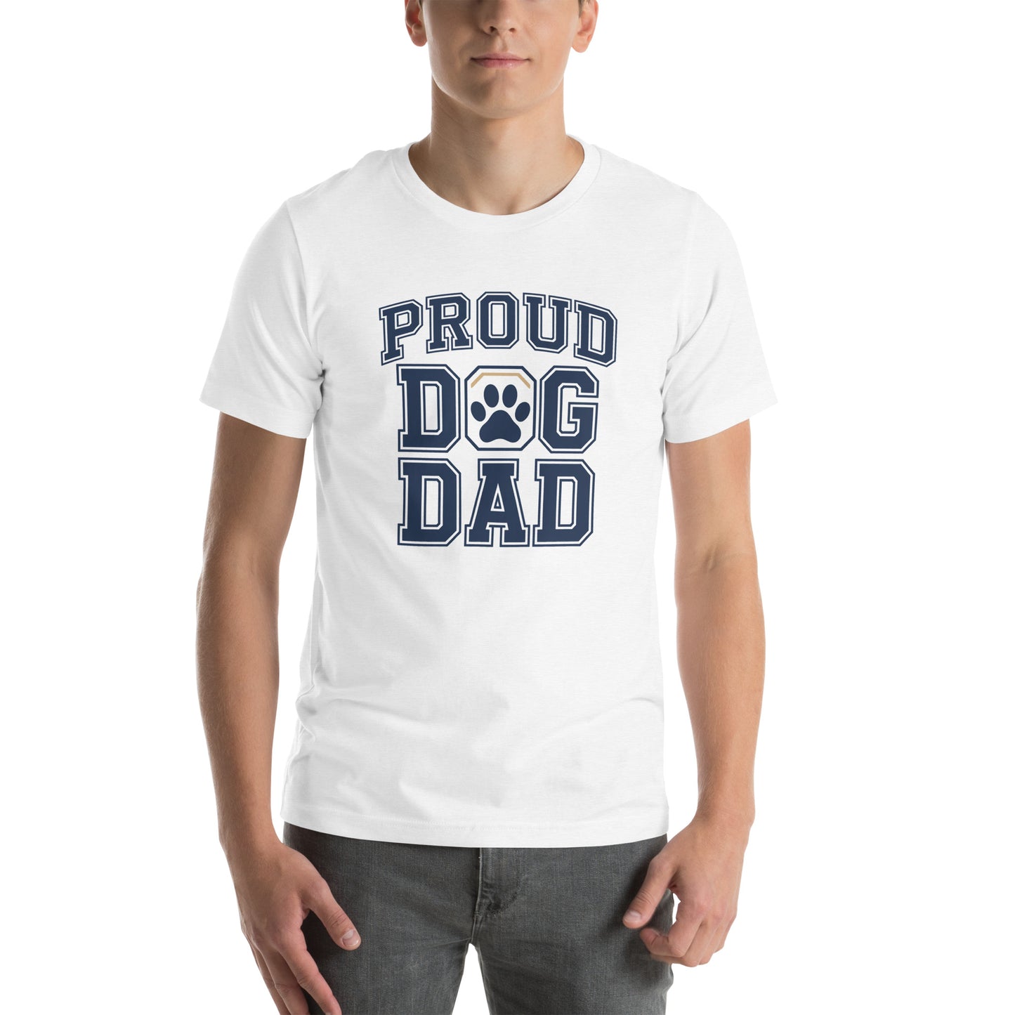 Unisex dog dad t-shirt - “Proud Dog Dad”