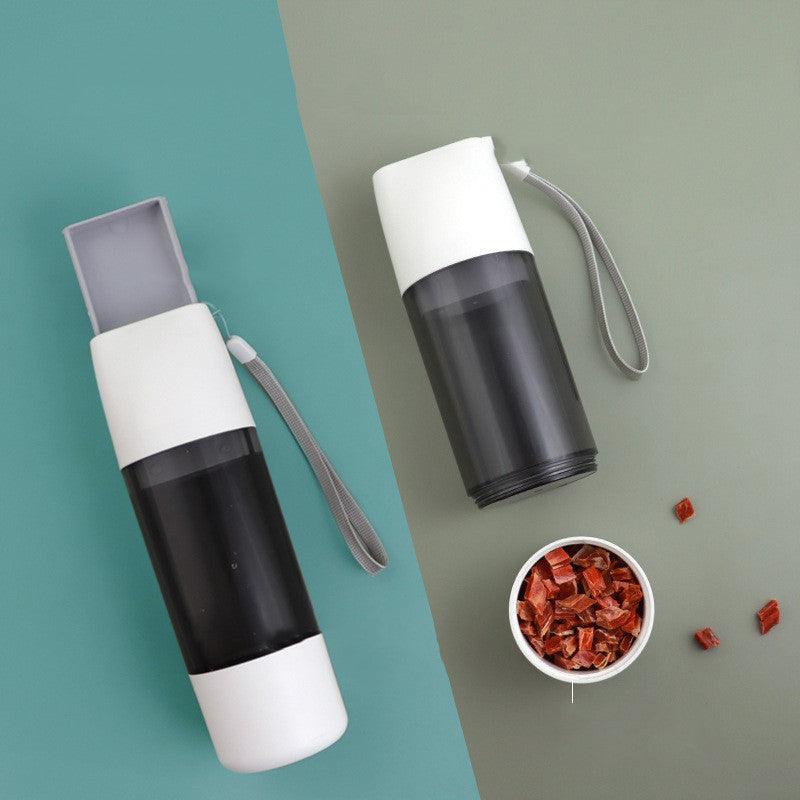 Portable Dog Water Bottle 350ml – Travel Water & Food Dispenser for Pets-1