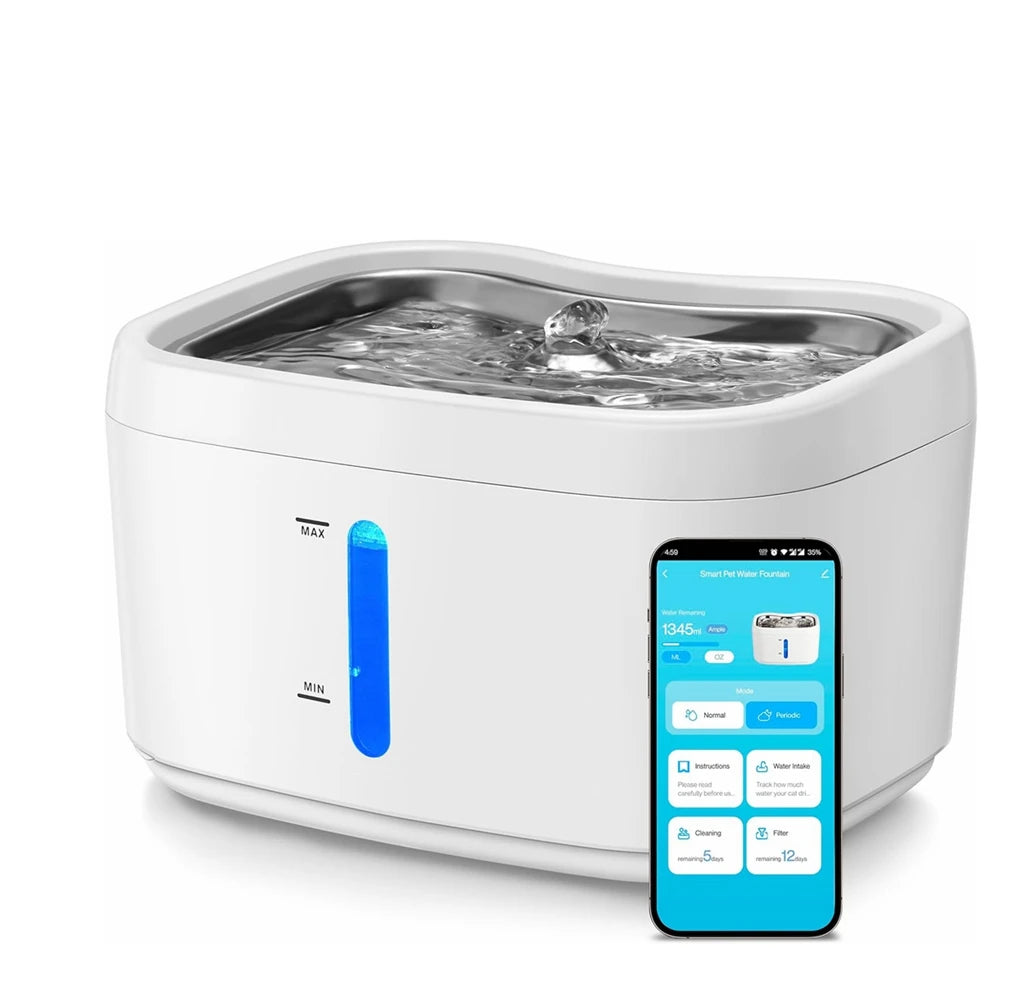 2.5L cat water fountain with weight sensor