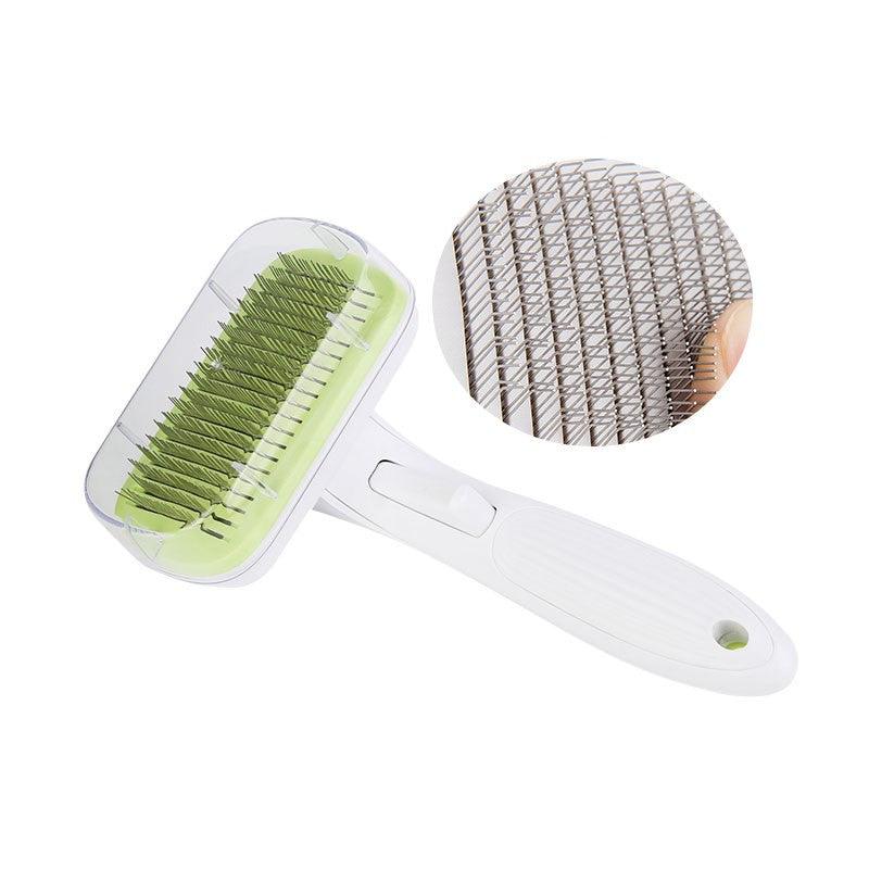 Luxury Pet Grooming Tool – Automatic Hair Removal Brush for Dogs & Cats-3