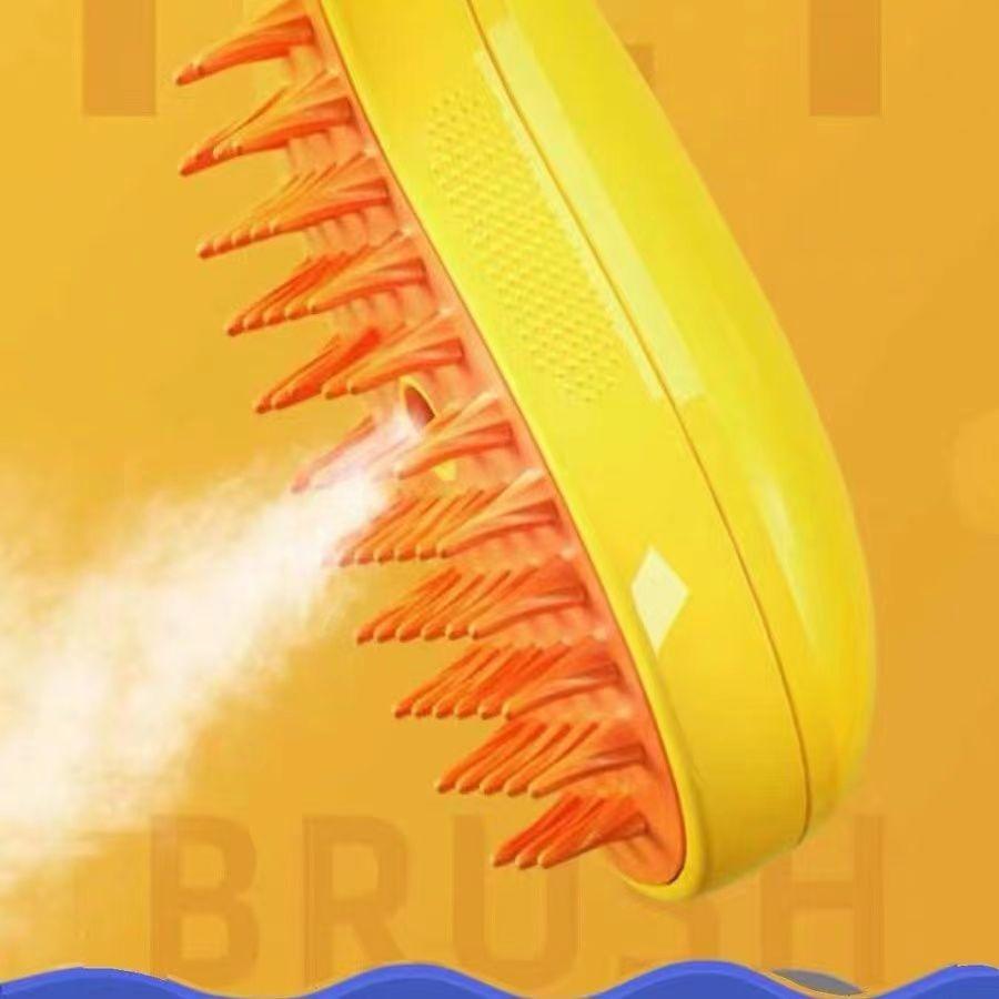 3-in-1 Electric Pet Steam Brush – Cat & Dog Spray Massage Grooming Comb-3