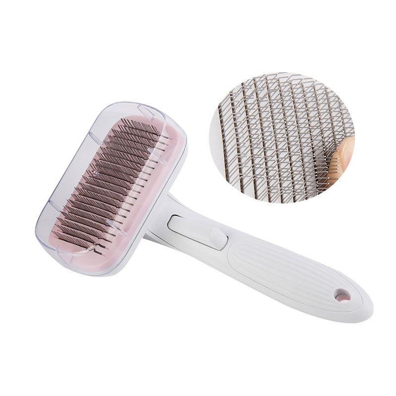 Luxury Pet Grooming Tool – Automatic Hair Removal Brush for Dogs & Cats-4