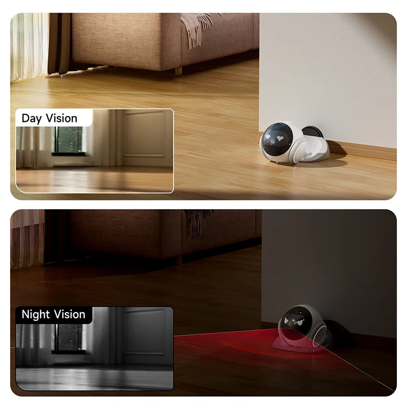 AIOOK smart robot pet camera with 2K HD video