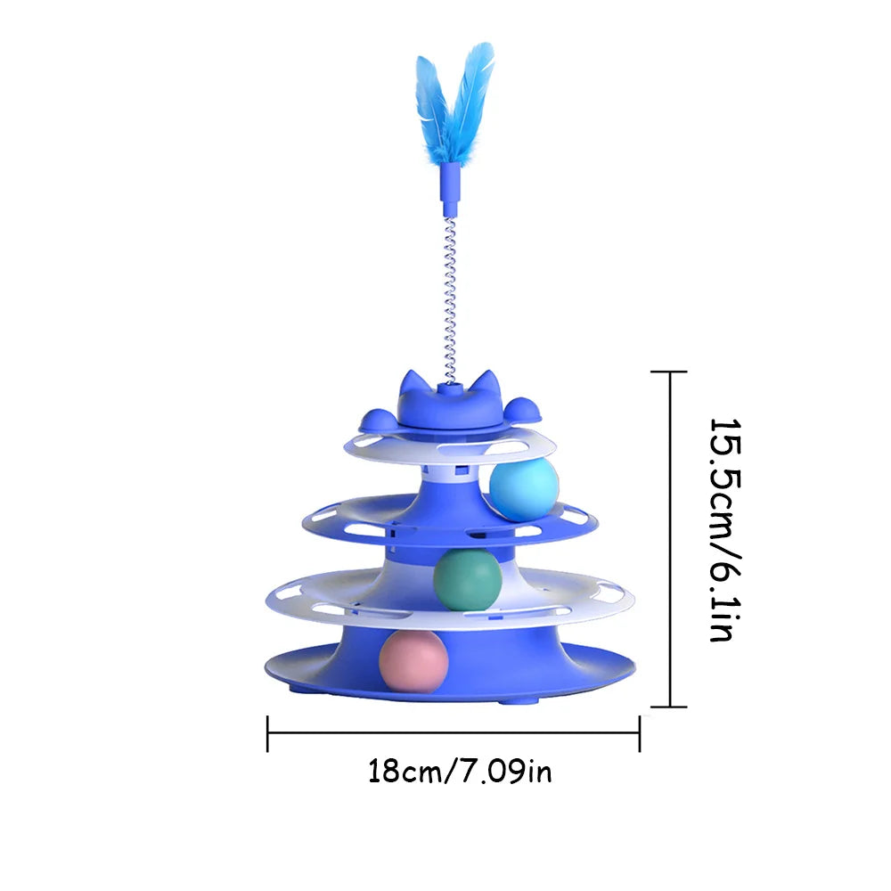 Anti-boredom toy for kittens and adult cats