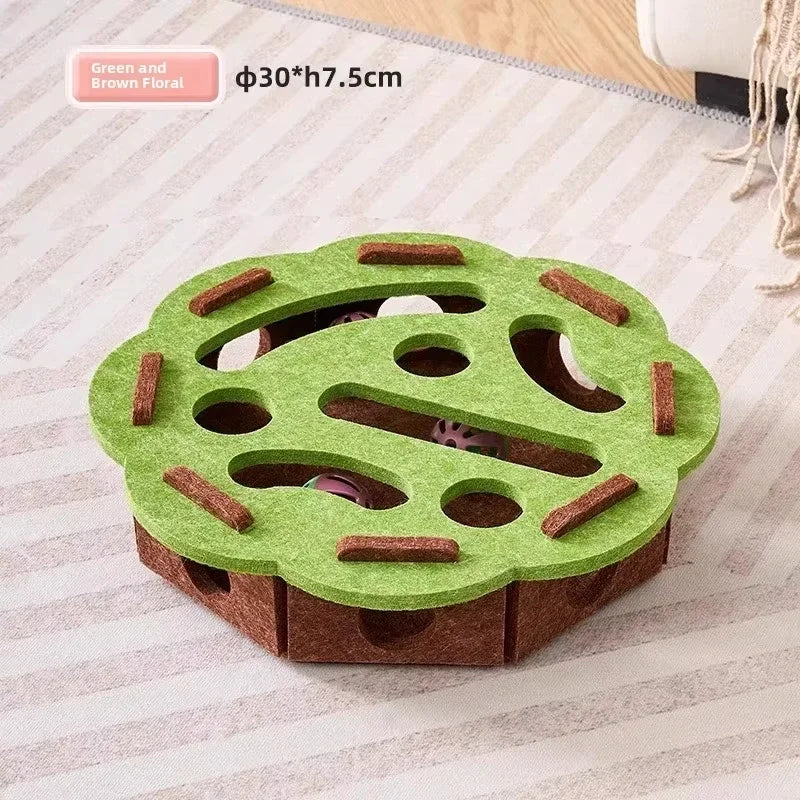 Cat enrichment toy to reduce boredom