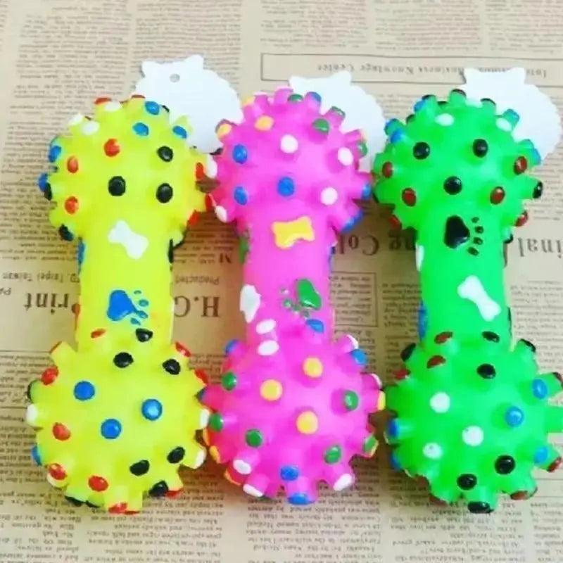 Interactive squeaky dog toy for large dogs
