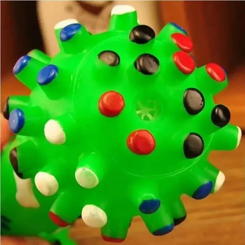 Durable dog chew toy with squeaker