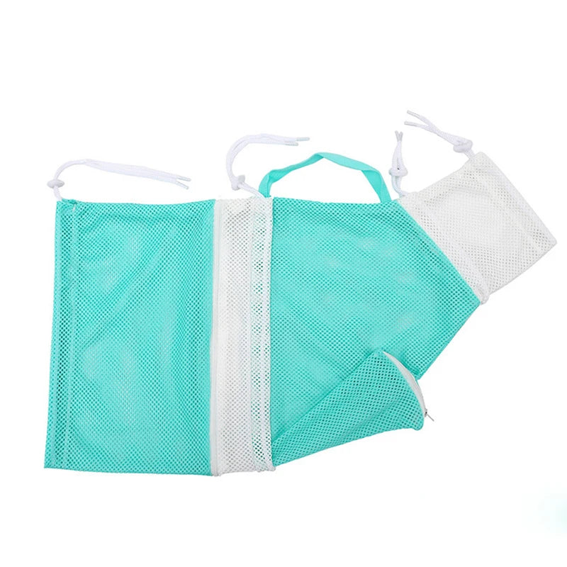 Mesh Cat Grooming Shower Bag Polyester Wash Mesh Bags Adjustable Cats Restraint Bag Prevent Scratching For Bathing Nail Trimming