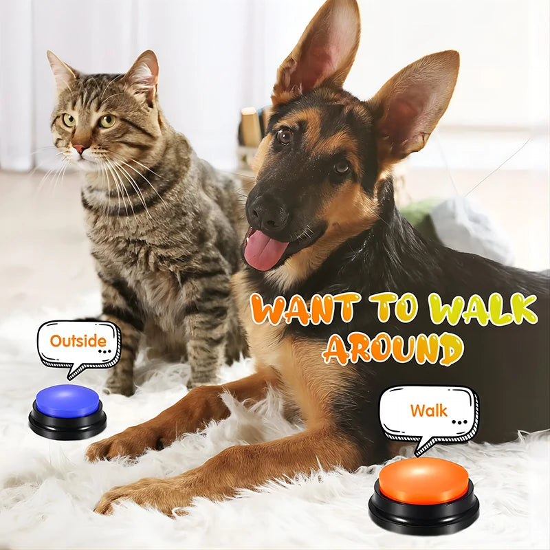 Interactive dog communication toy