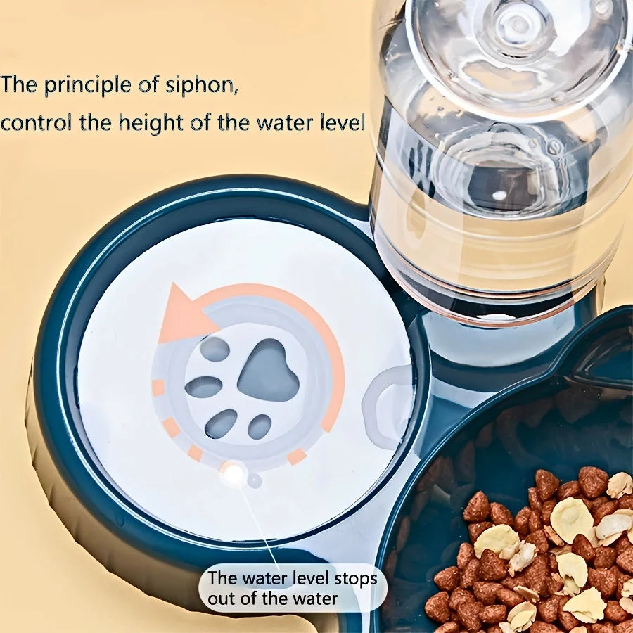 Modern pet bowl set for comfortable feeding