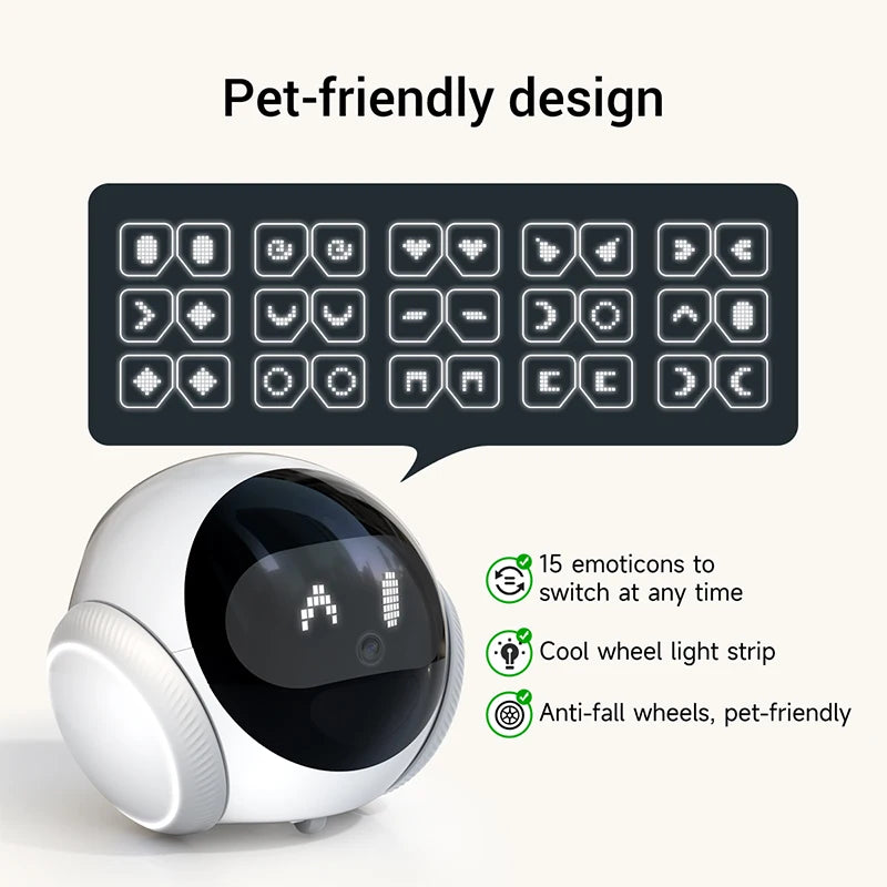 Pet tracking camera with laser play feature
