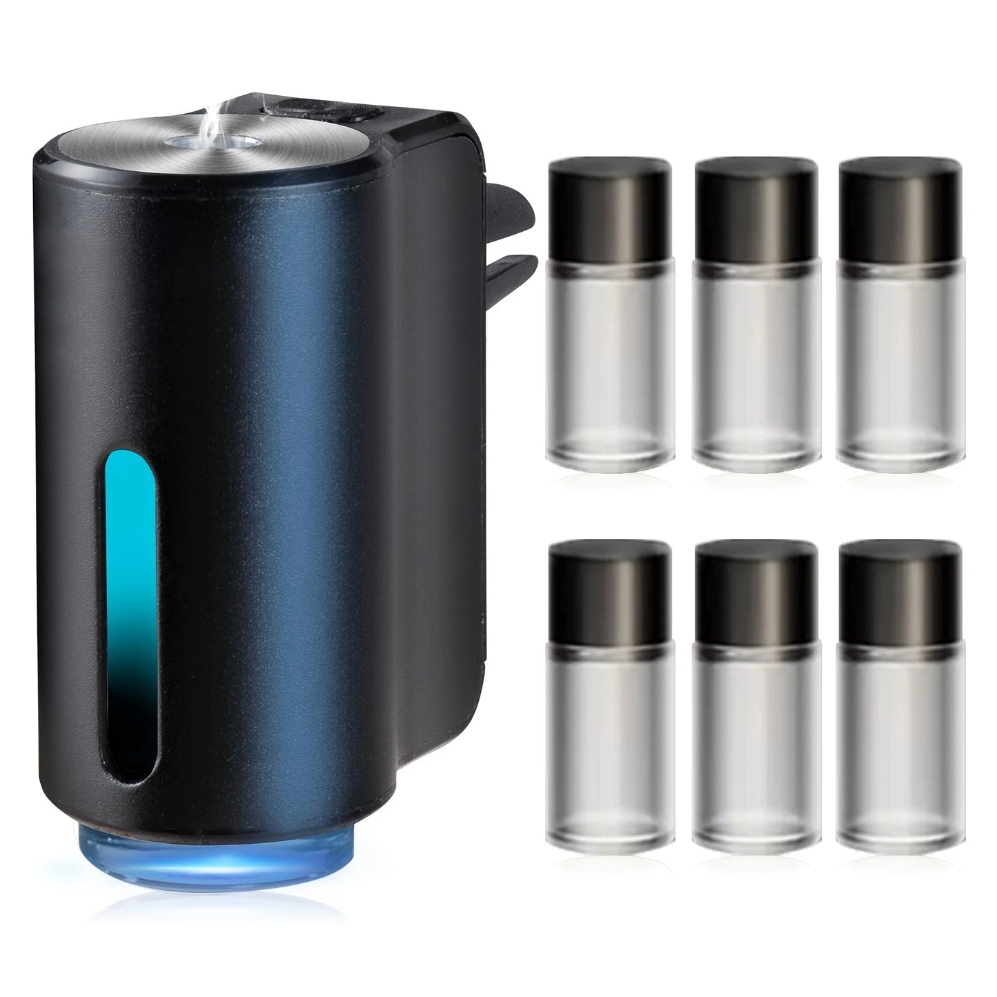 Portable car diffuser for fresh interior air