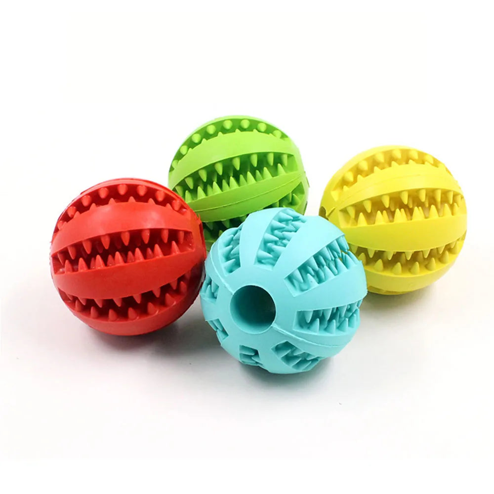 Dog Toy Interactive Rubber Balls 5cm Dog, Cat Puppy Chew Toys Ball Teeth Tooth Cleaning Balls Food Pet cat dog Products