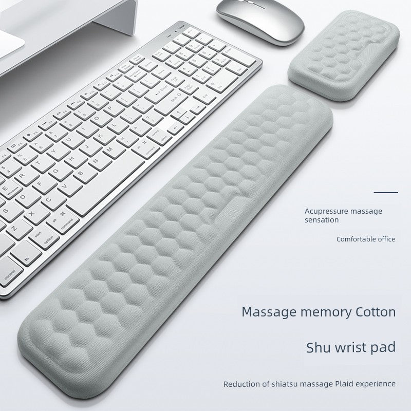 Mechanical Keyboard Support Mouse Pad with Memory Sponge Wrist Protector Plaid Wrist Rest Hand Holder Wristband Pad Girl Wrist Rest Wrist Rest Male