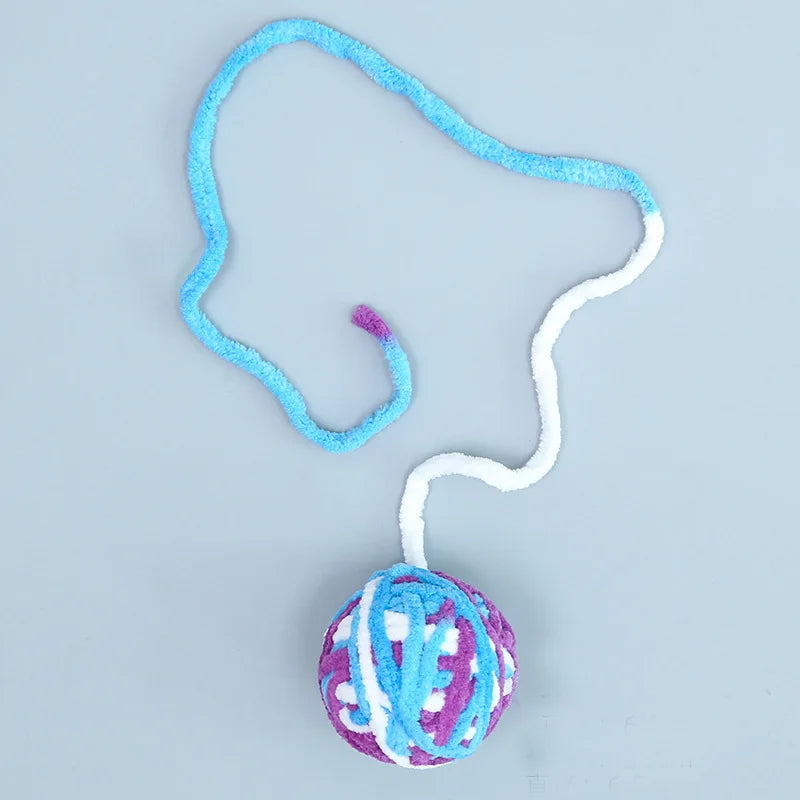 Self-entertaining cat toy set 