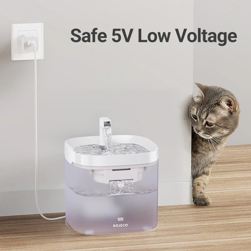 Smart pet water fountain for clean drinking water