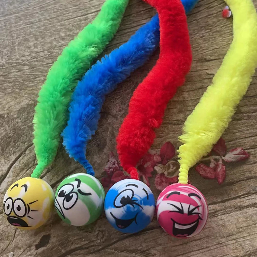 Colorful cat toy for indoor play