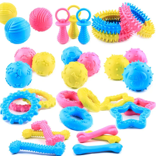 Cute rubber chew toy for small dogs