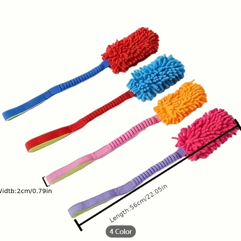 Durable dog tug toy with sturdy handle
