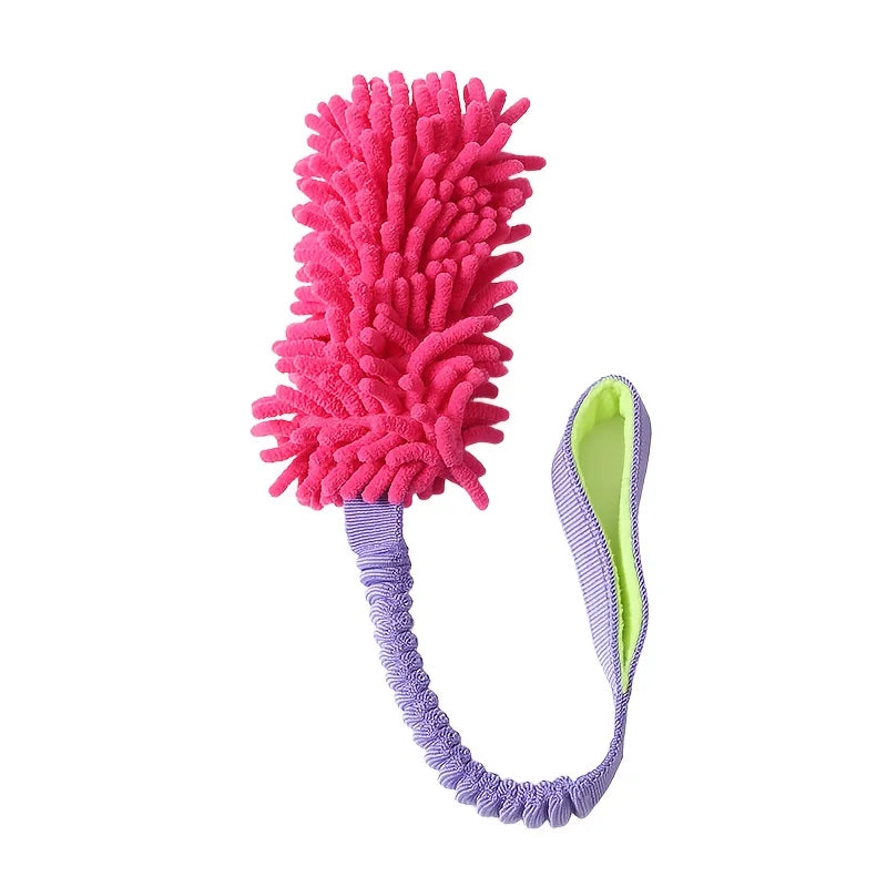 Heavy-duty plush dog toy for active dogs