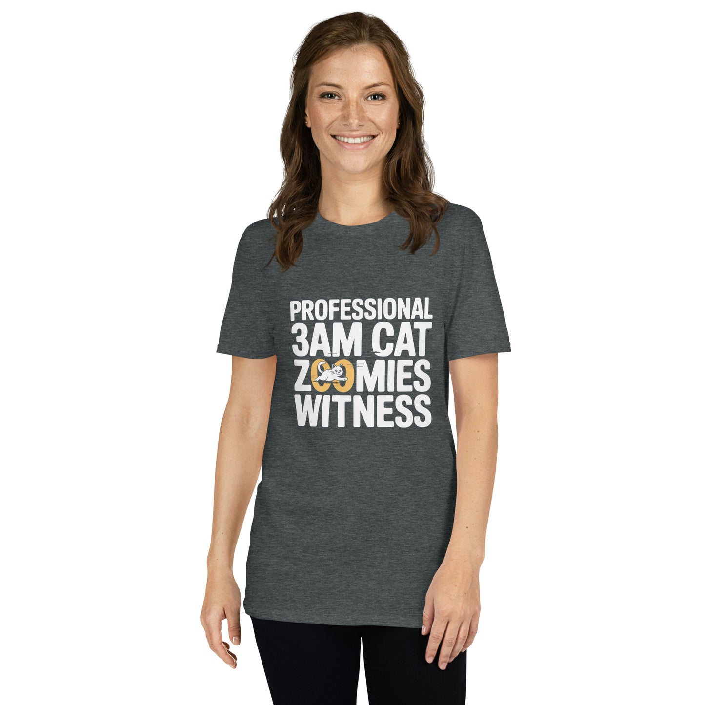 Professional 3AM Cat Zoomies Witness short-sleeve t-shirt