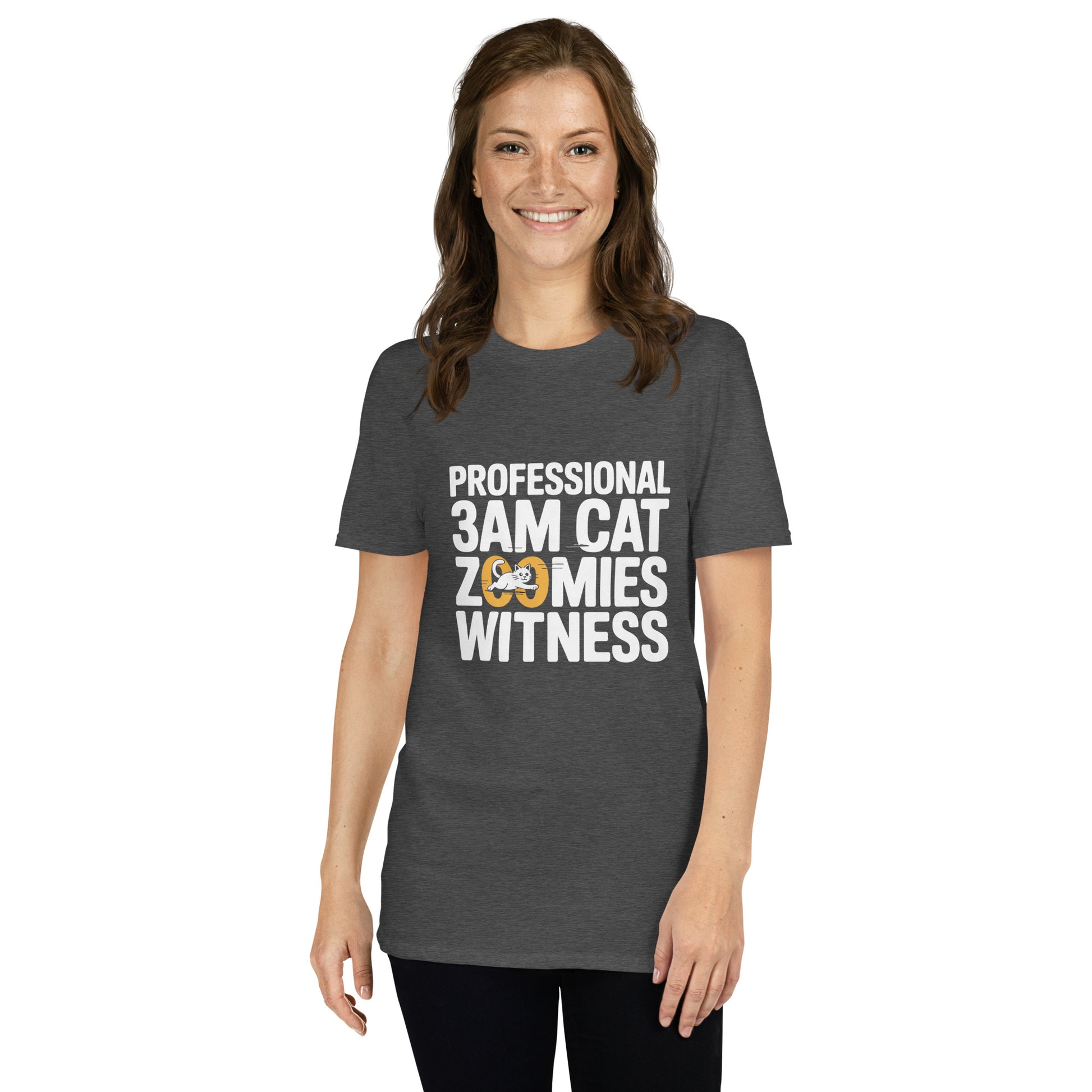 Professional 3AM Cat Zoomies Witness short-sleeve t-shirt