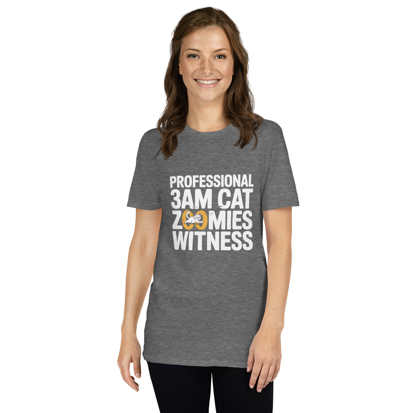 Professional 3AM Cat Zoomies Witness short-sleeve t-shirt