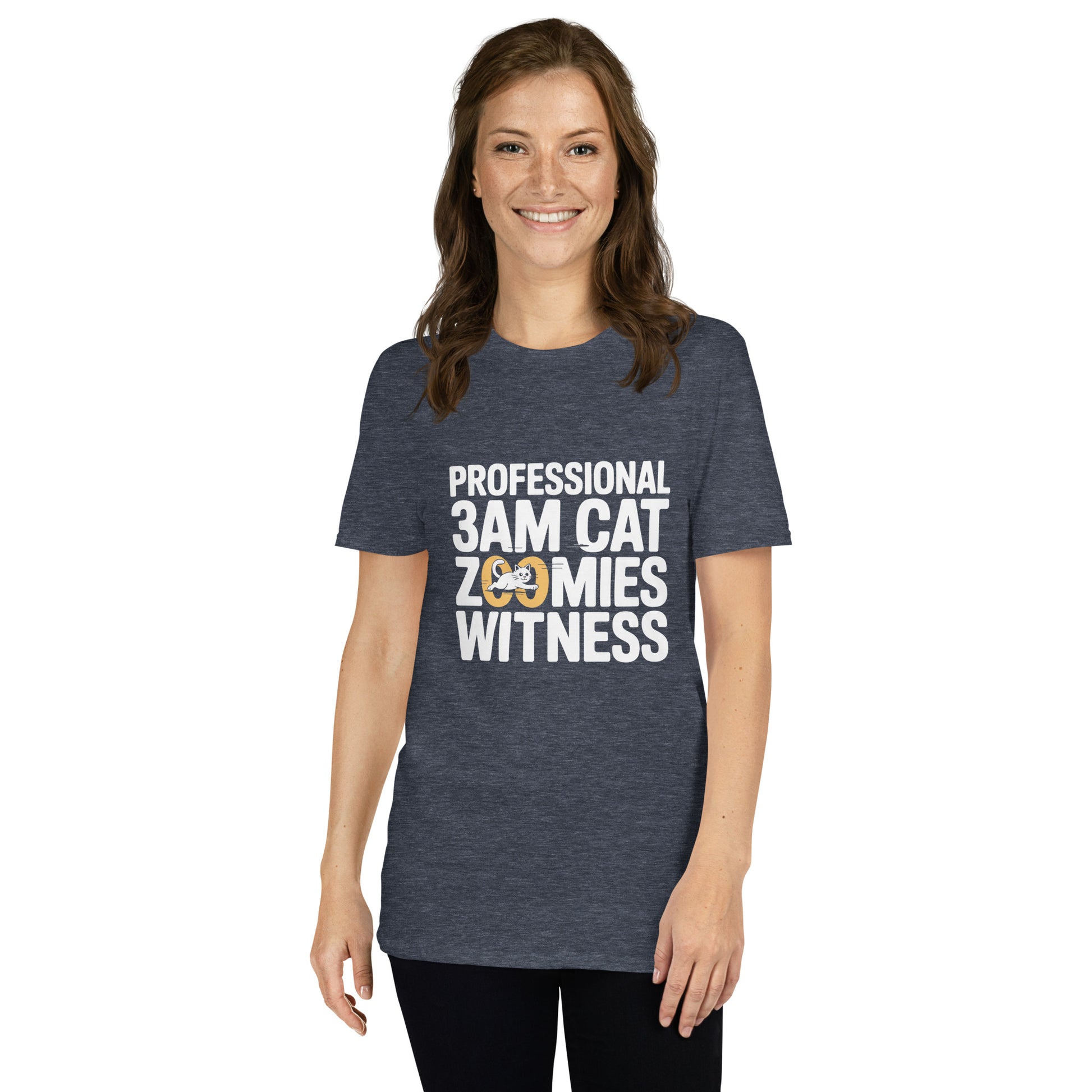 Professional 3AM Cat Zoomies Witness short-sleeve t-shirt