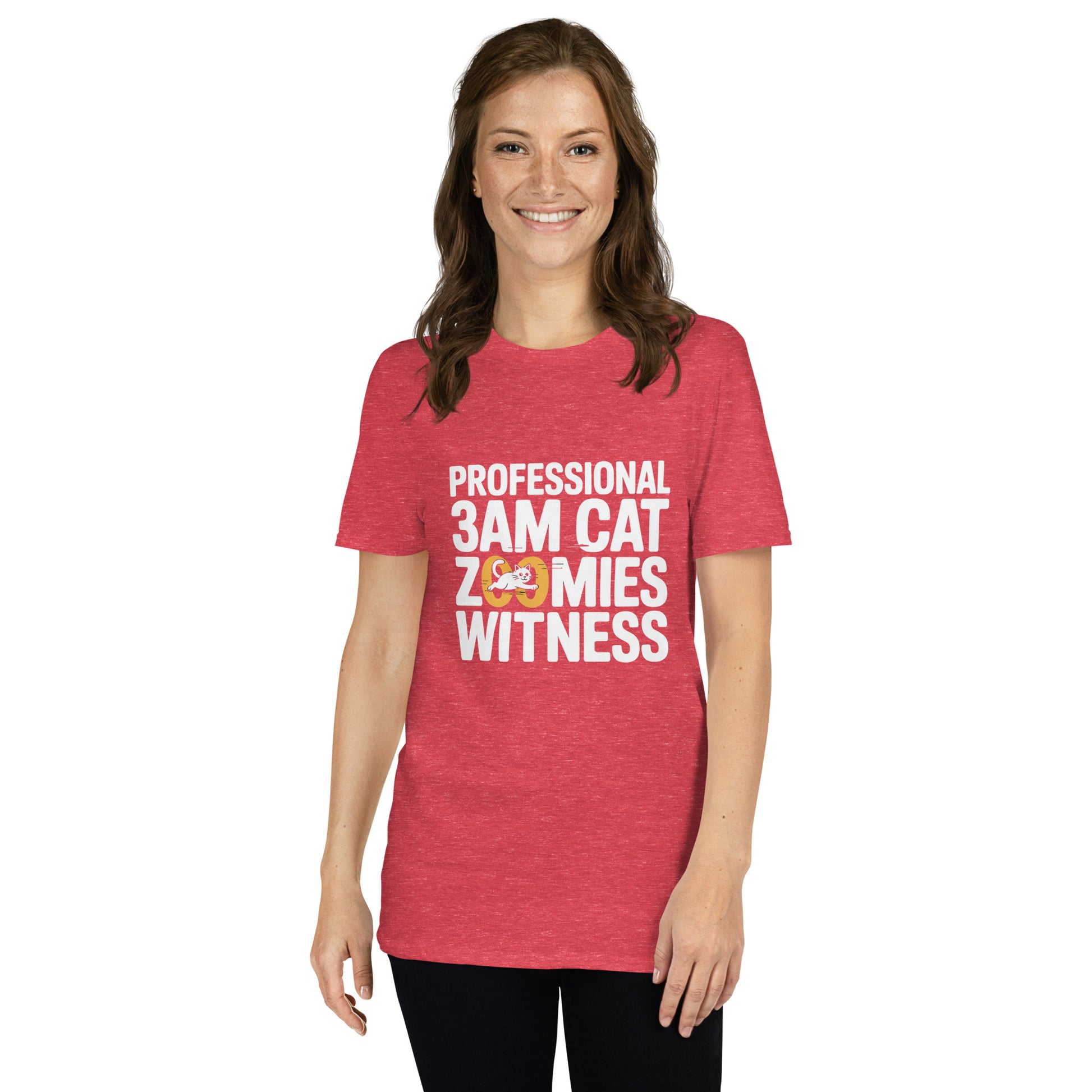 Professional 3AM Cat Zoomies Witness short-sleeve t-shirt