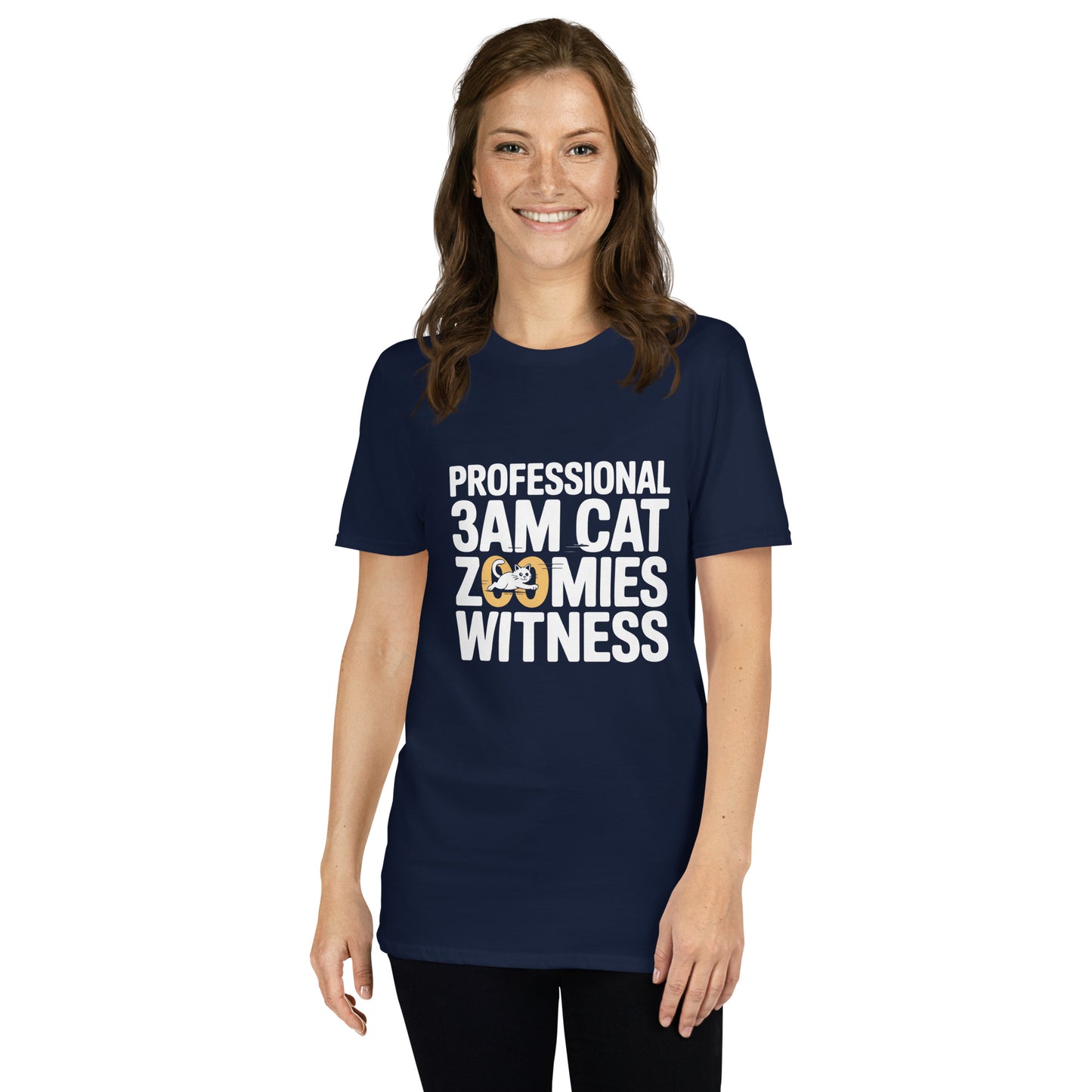 Professional 3AM Cat Zoomies Witness short-sleeve t-shirt