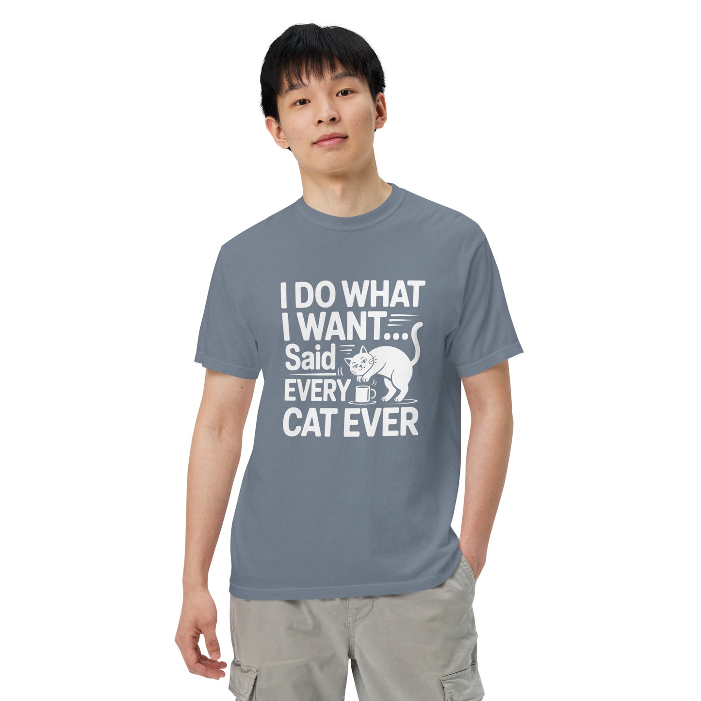 Funny cat humor tee
