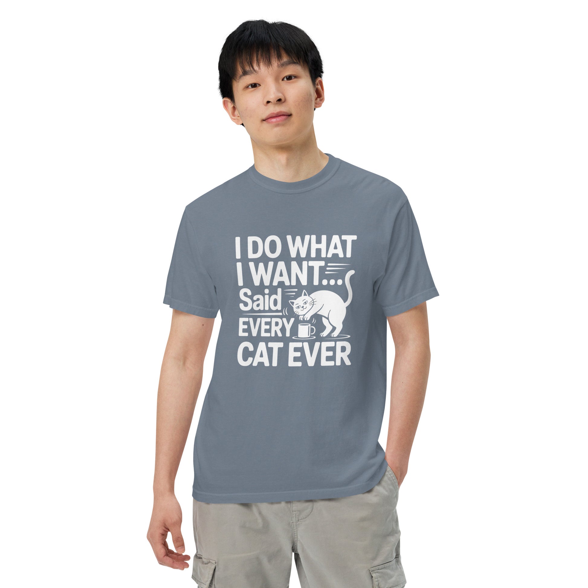 Funny cat humor tee