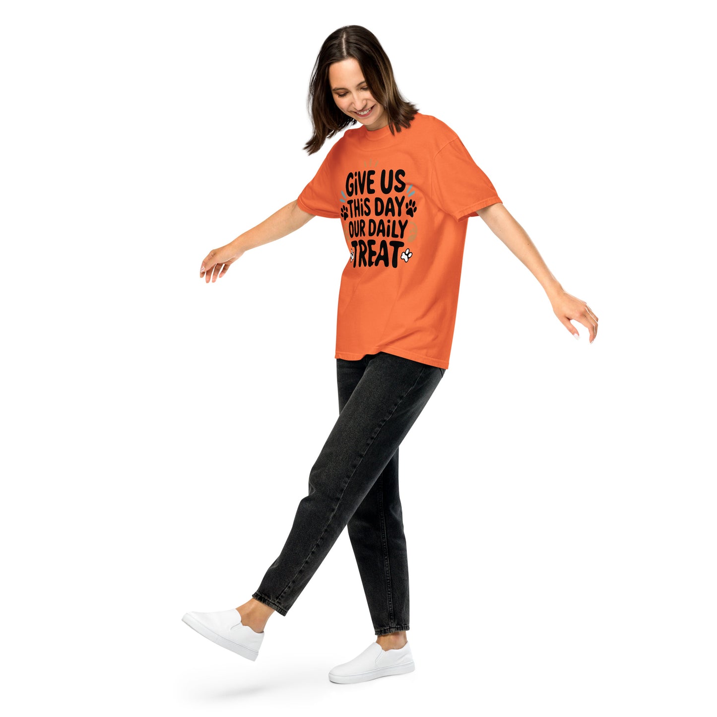 Give Us This Day Our Daily Treat heavyweight garment-dyed t-shirt