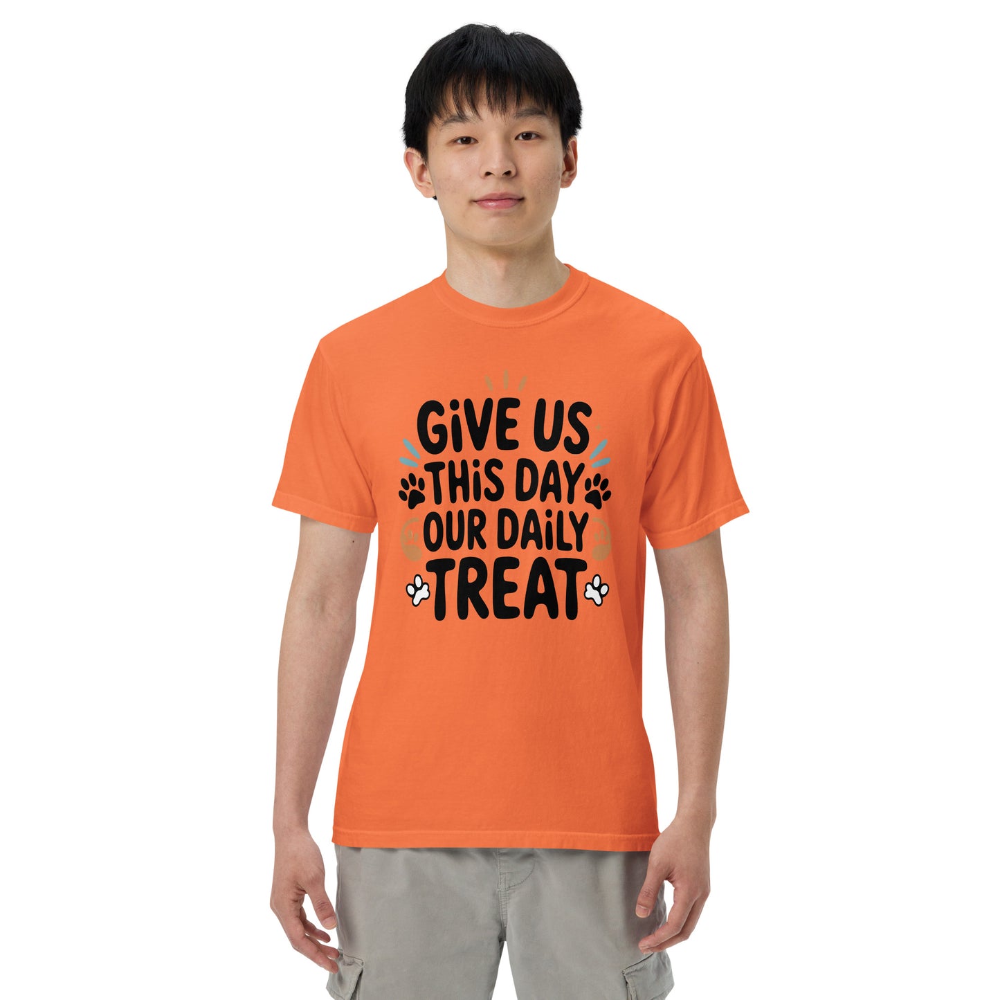 Give Us This Day Our Daily Treat heavyweight garment-dyed t-shirt