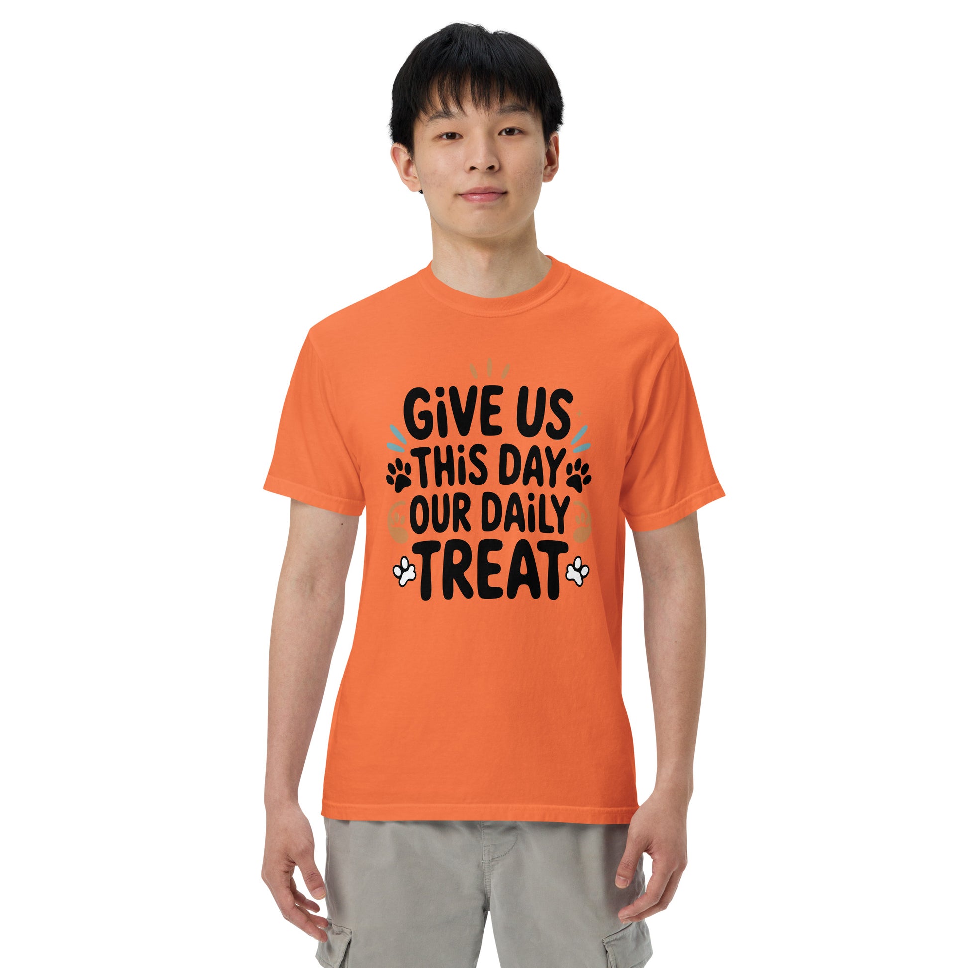 Give Us This Day Our Daily Treat heavyweight garment-dyed t-shirt