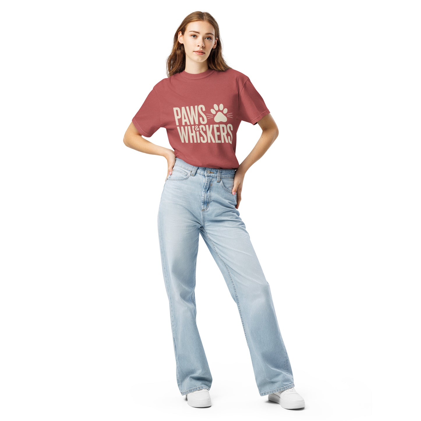 Paws and Whiskers heavyweight t-shirt