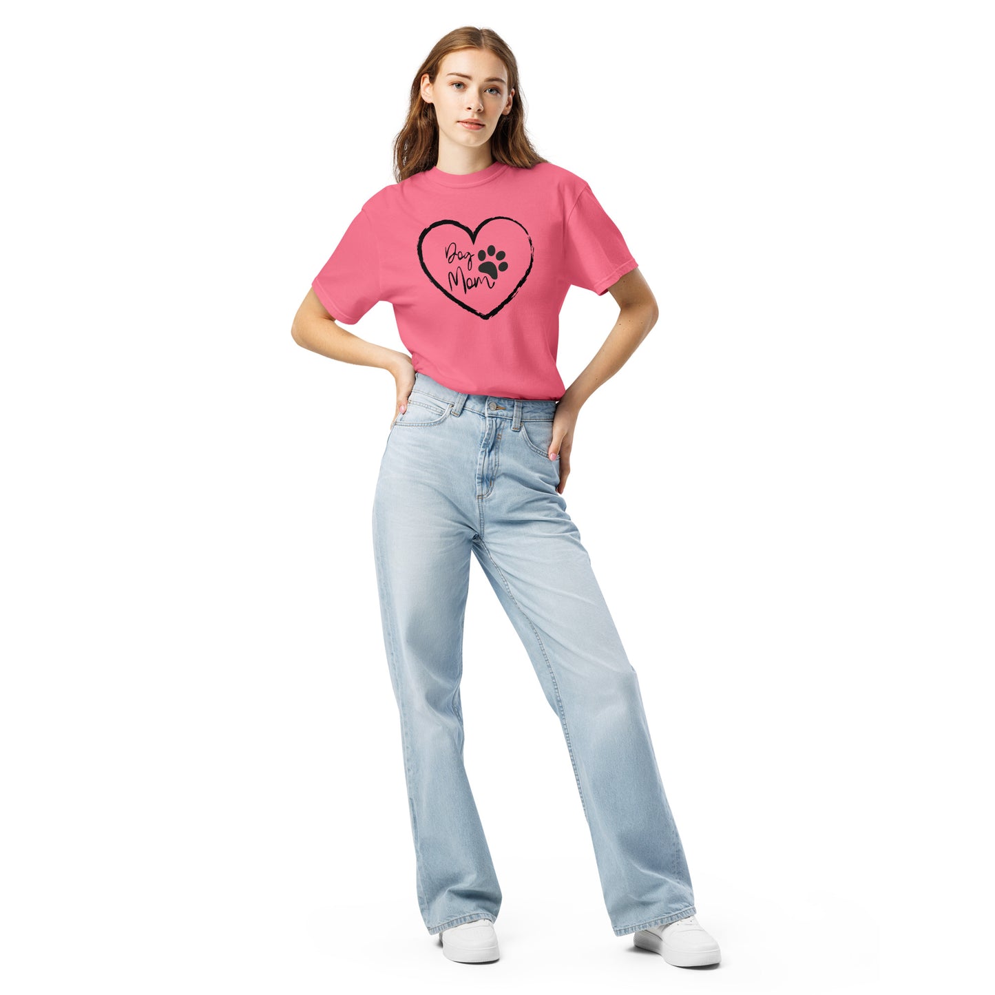 Dog Mom premium cotton tee