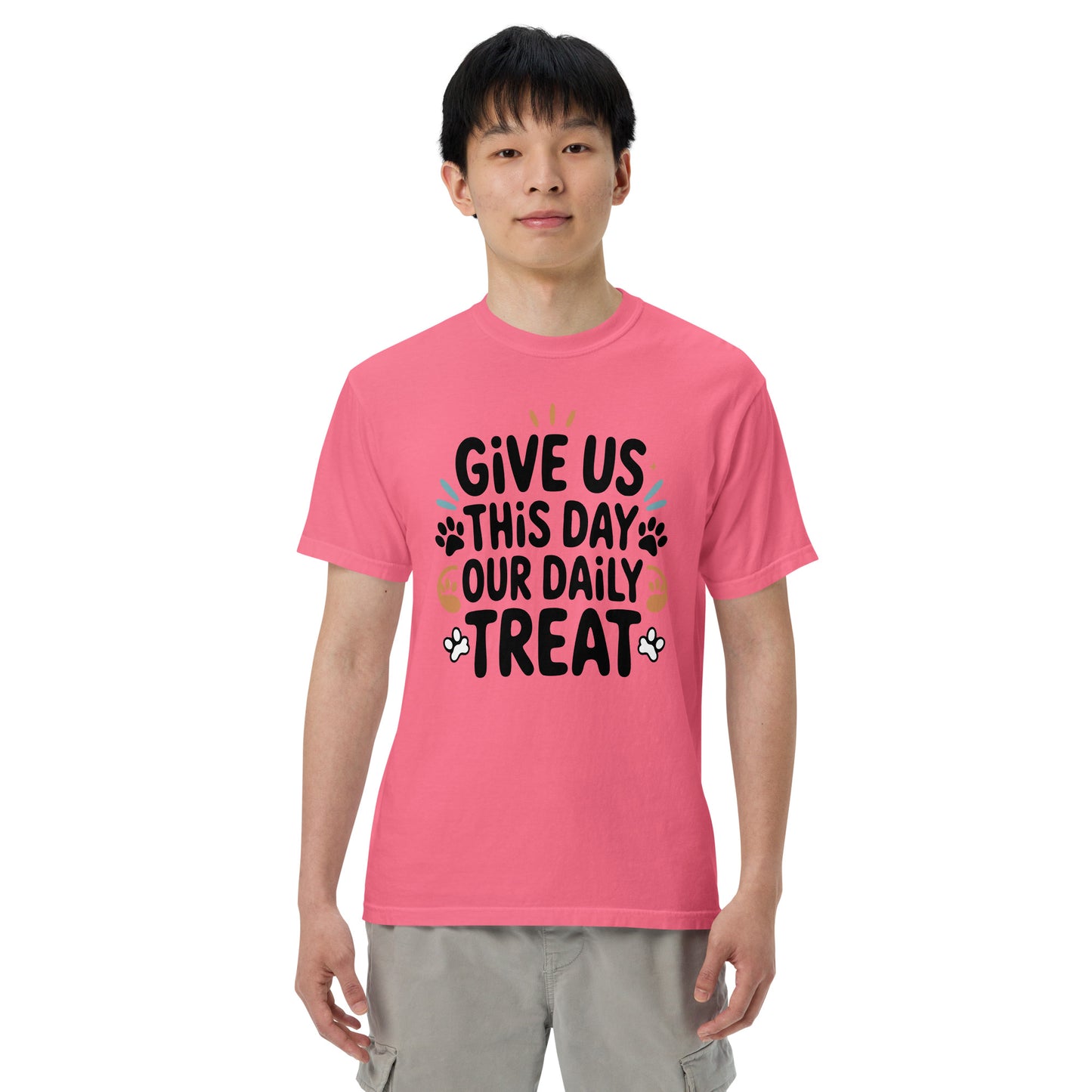Give Us This Day Our Daily Treat heavyweight garment-dyed t-shirt