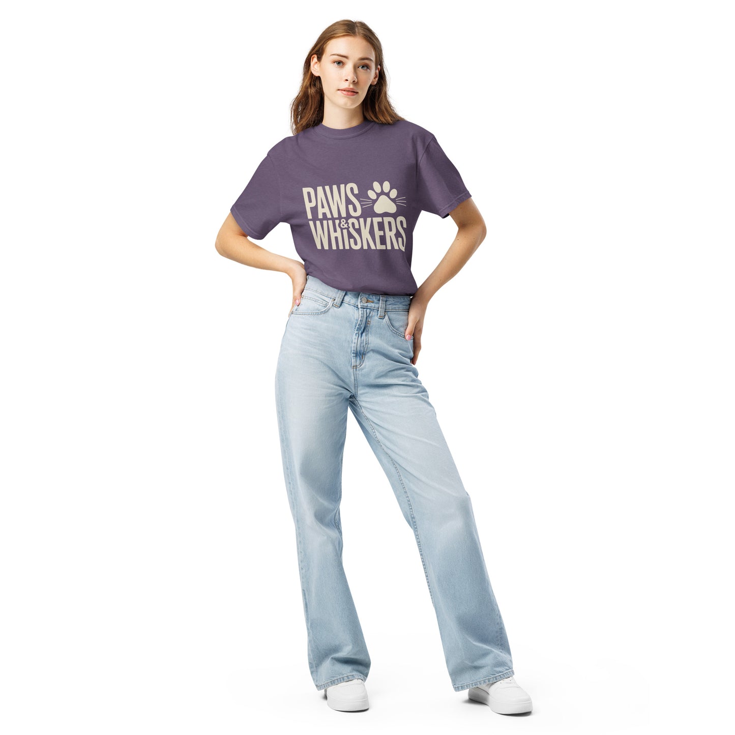 Paws and Whiskers heavyweight t-shirt