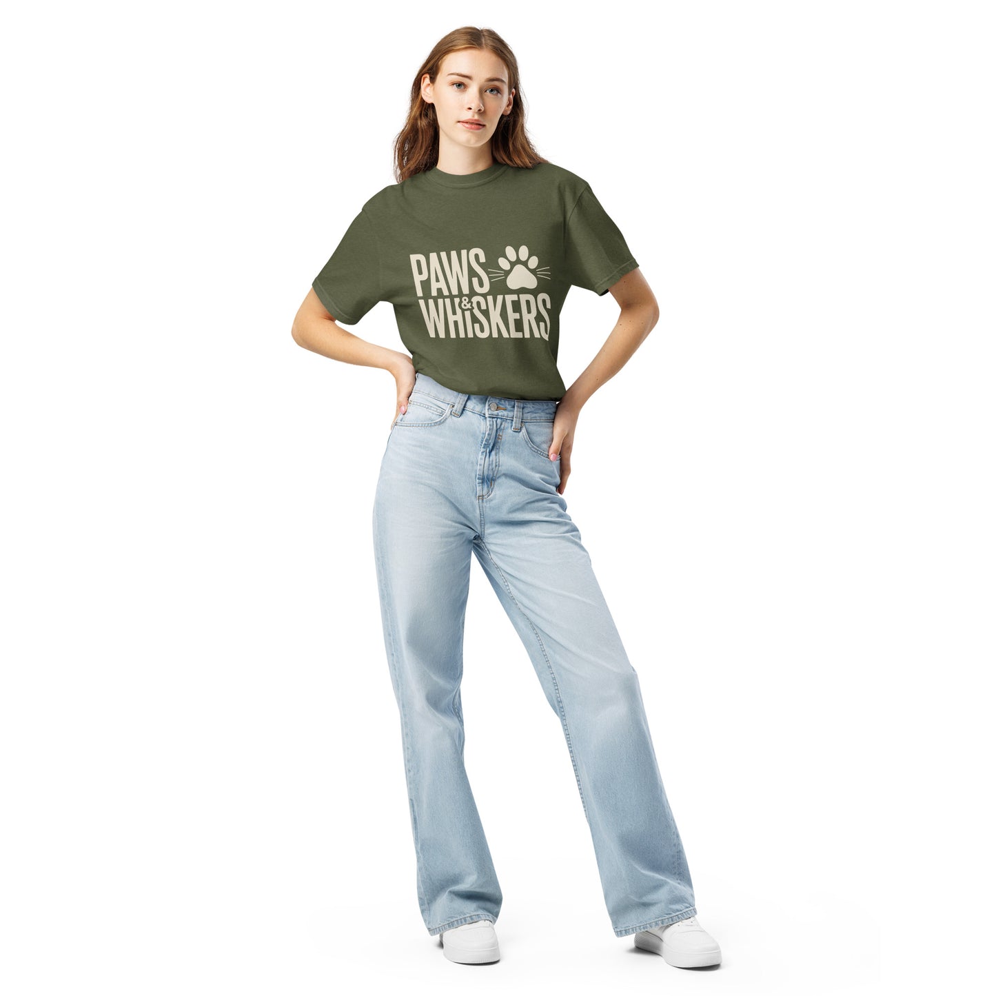 Paws and Whiskers heavyweight t-shirt