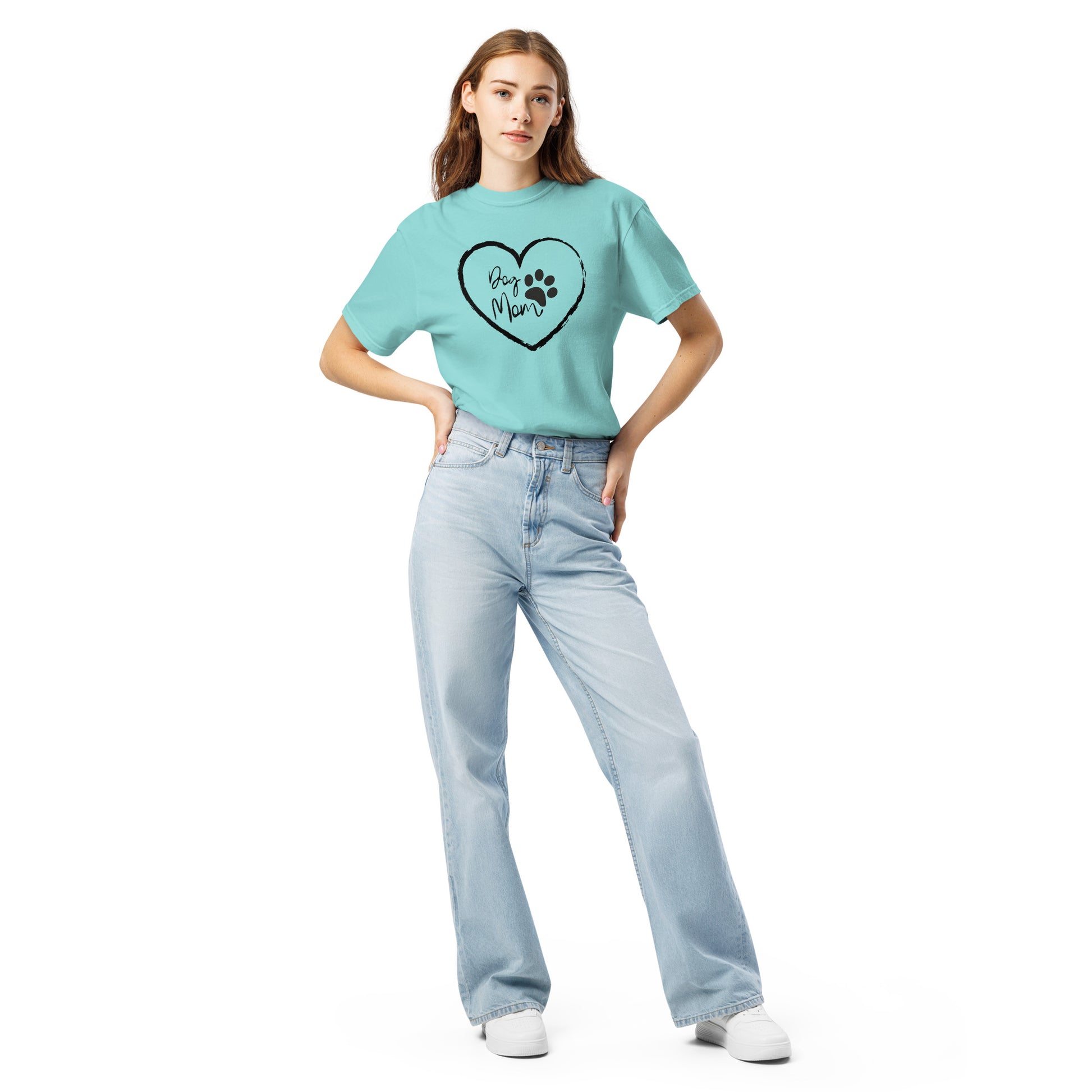 Dog Mom premium cotton tee