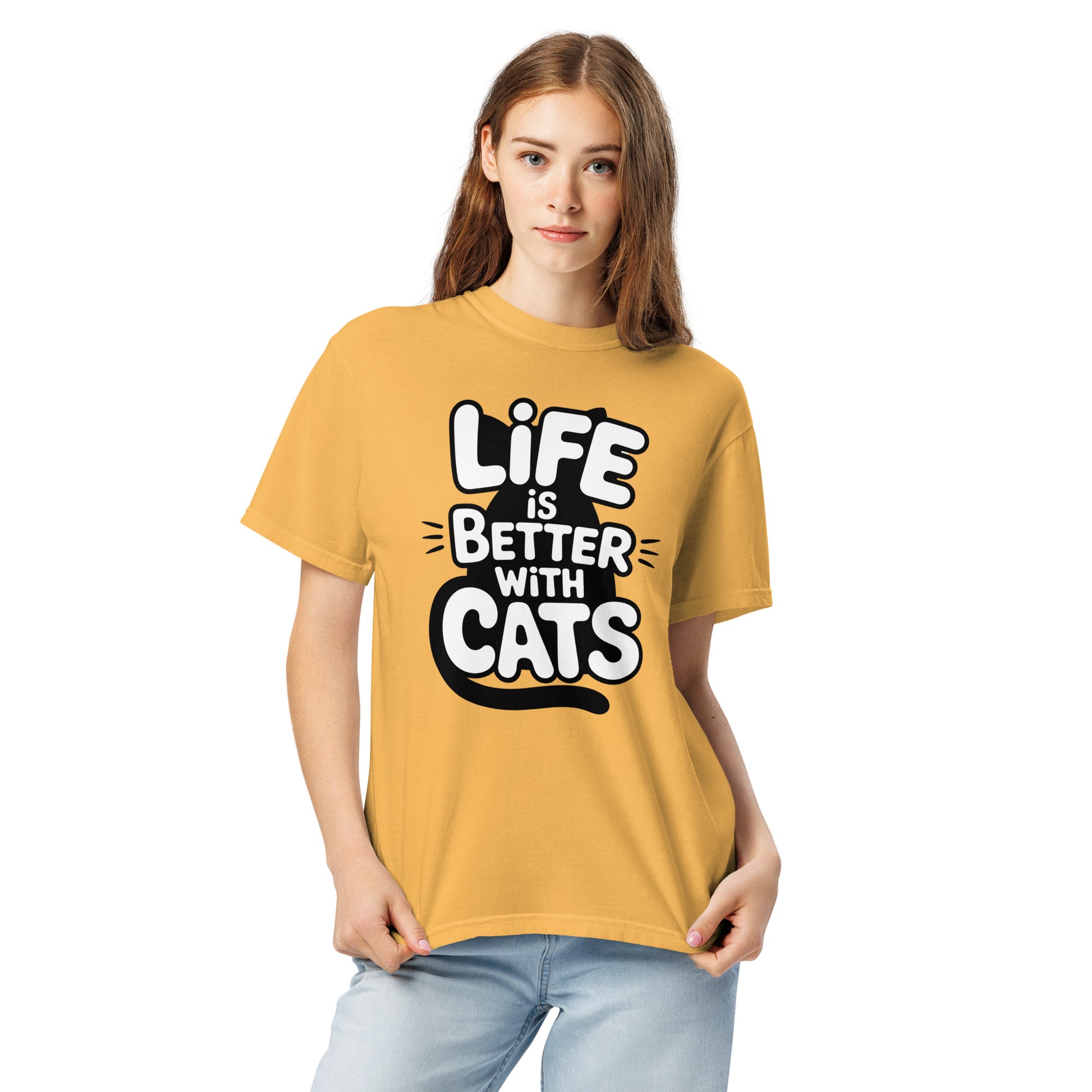 Life Is Better With Cats humor tee