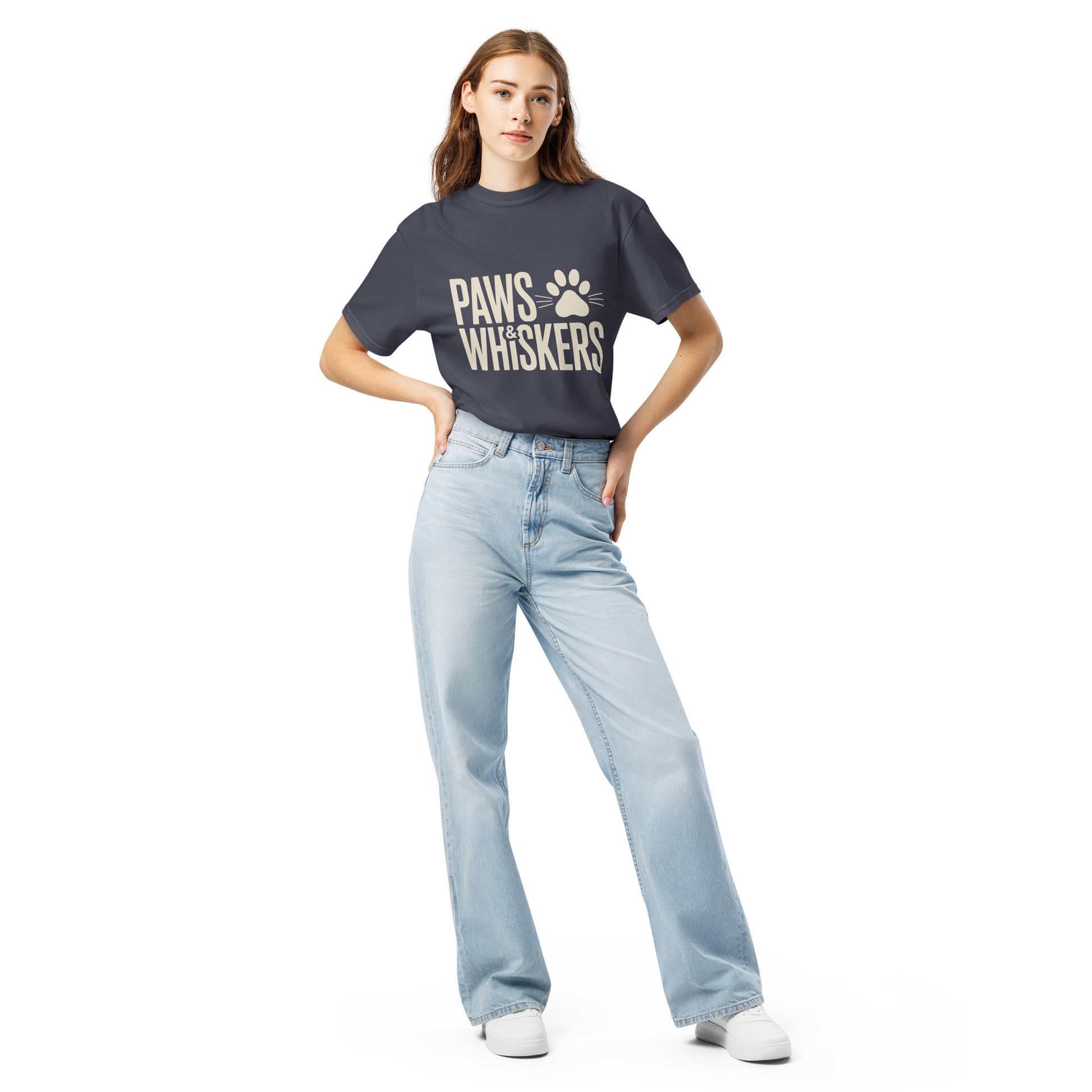 Paws and Whiskers heavyweight t-shirt