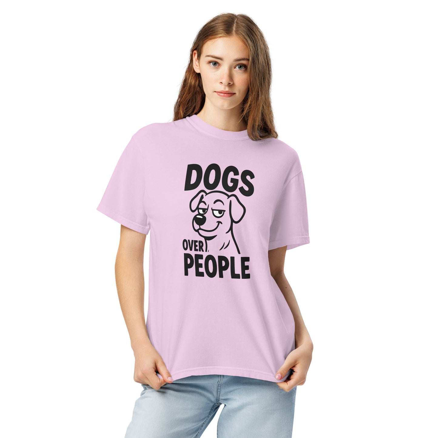 Dogs Over People heavyweight garment-dyed t-shirt