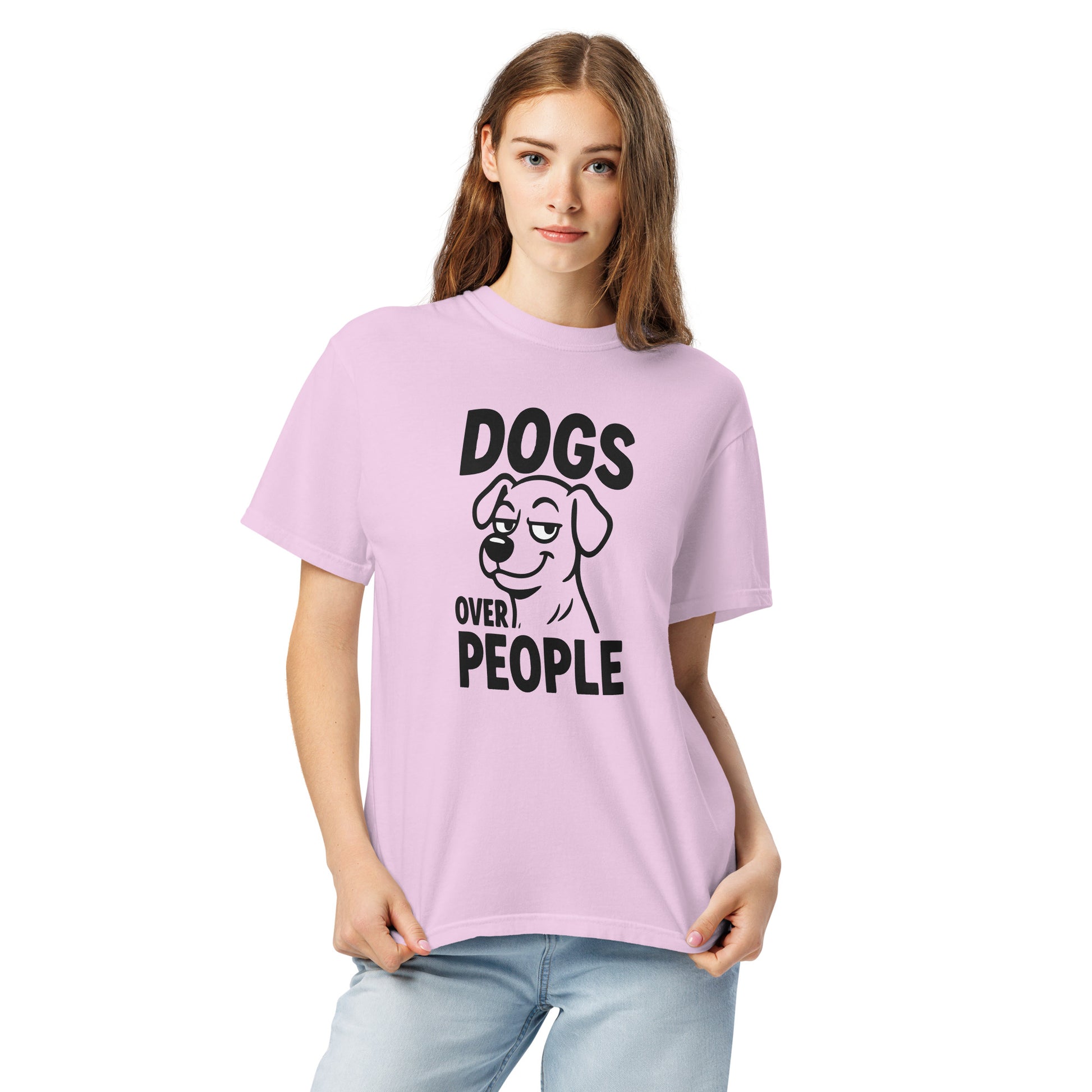 Dogs Over People heavyweight garment-dyed t-shirt