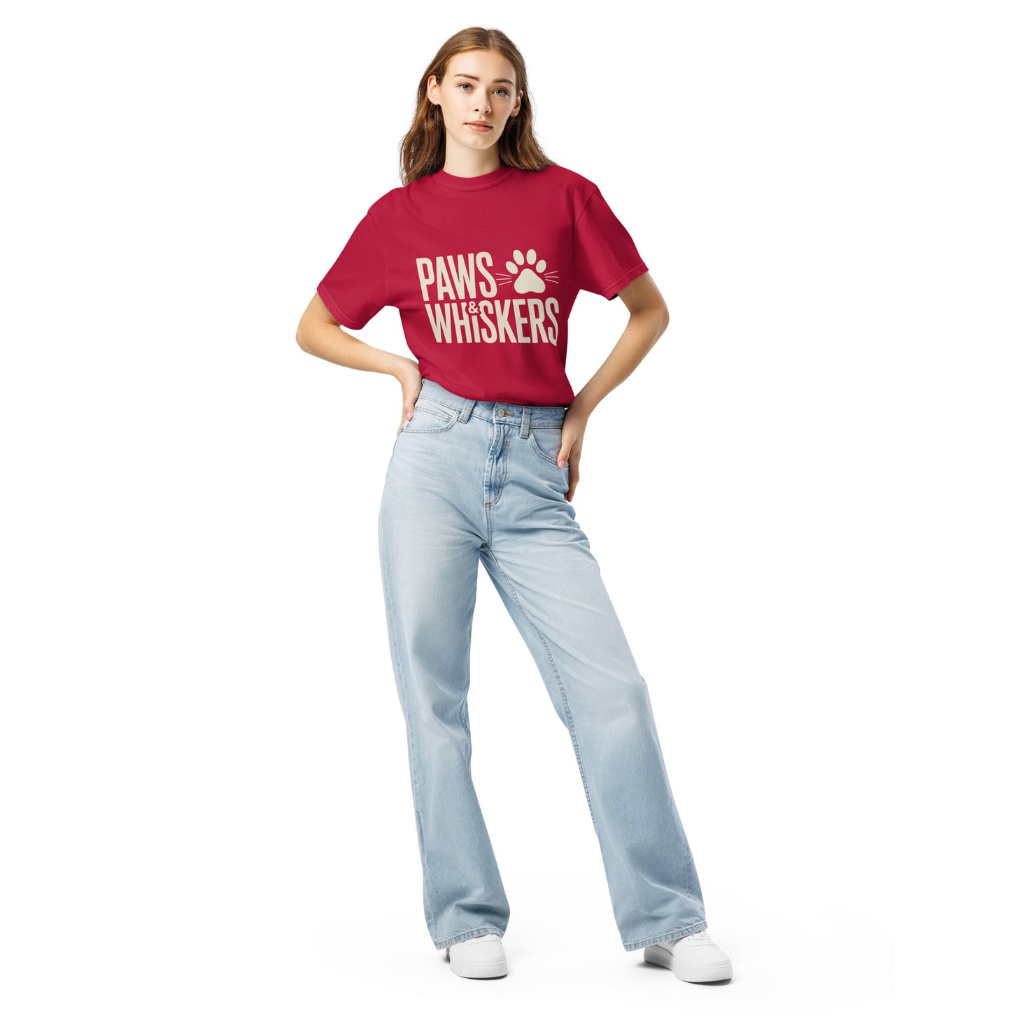 Paws and Whiskers heavyweight t-shirt