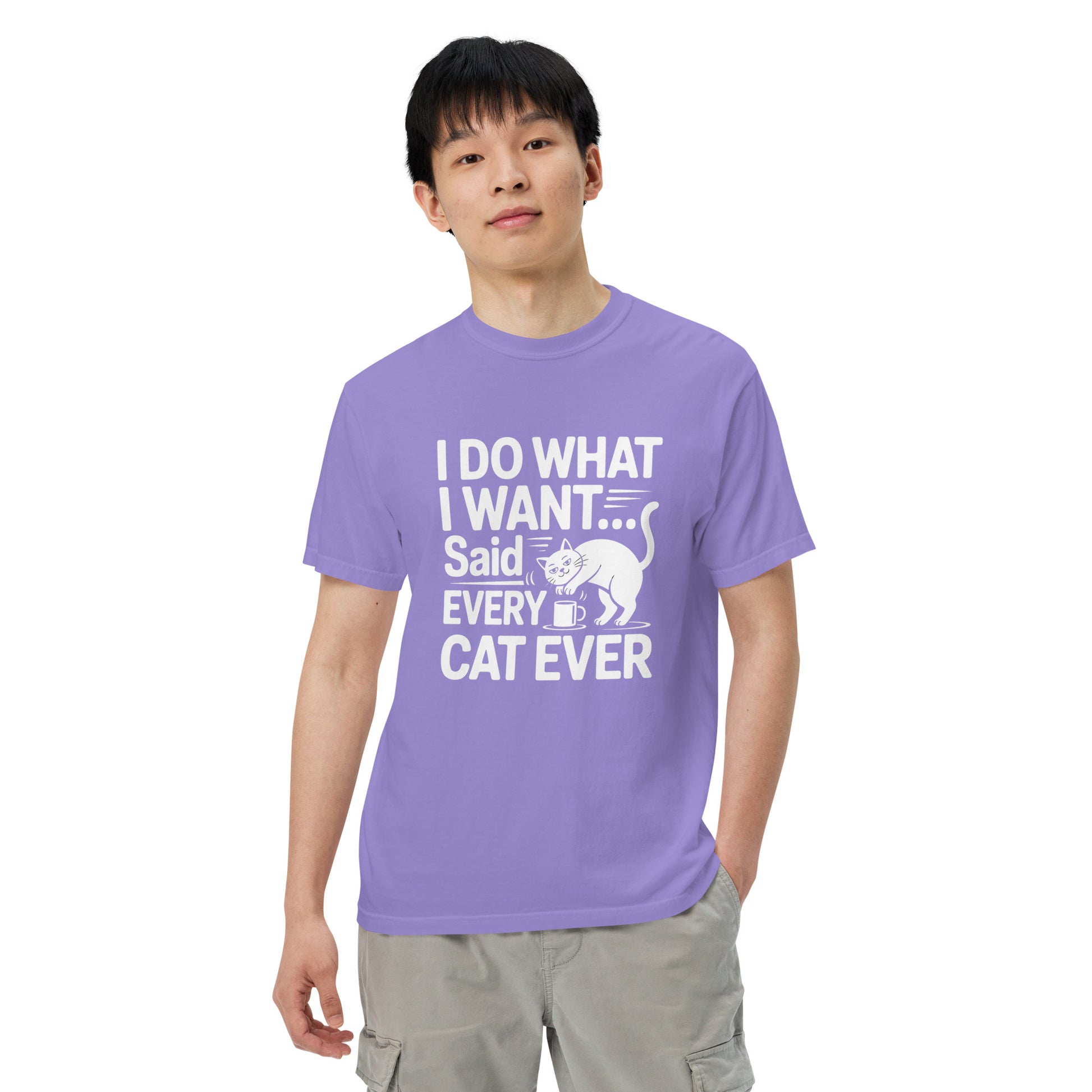 Funny cat humor tee