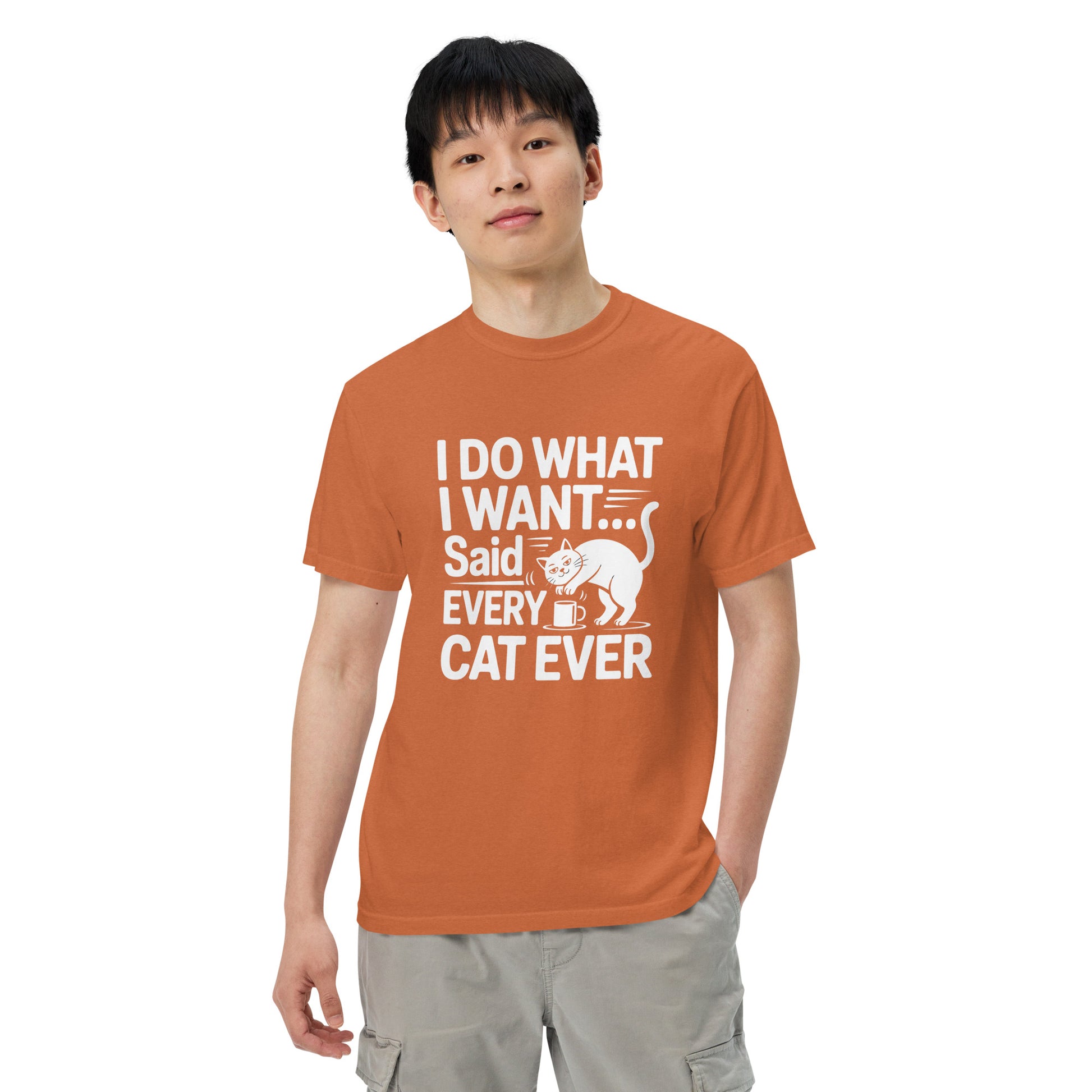 Funny cat humor tee