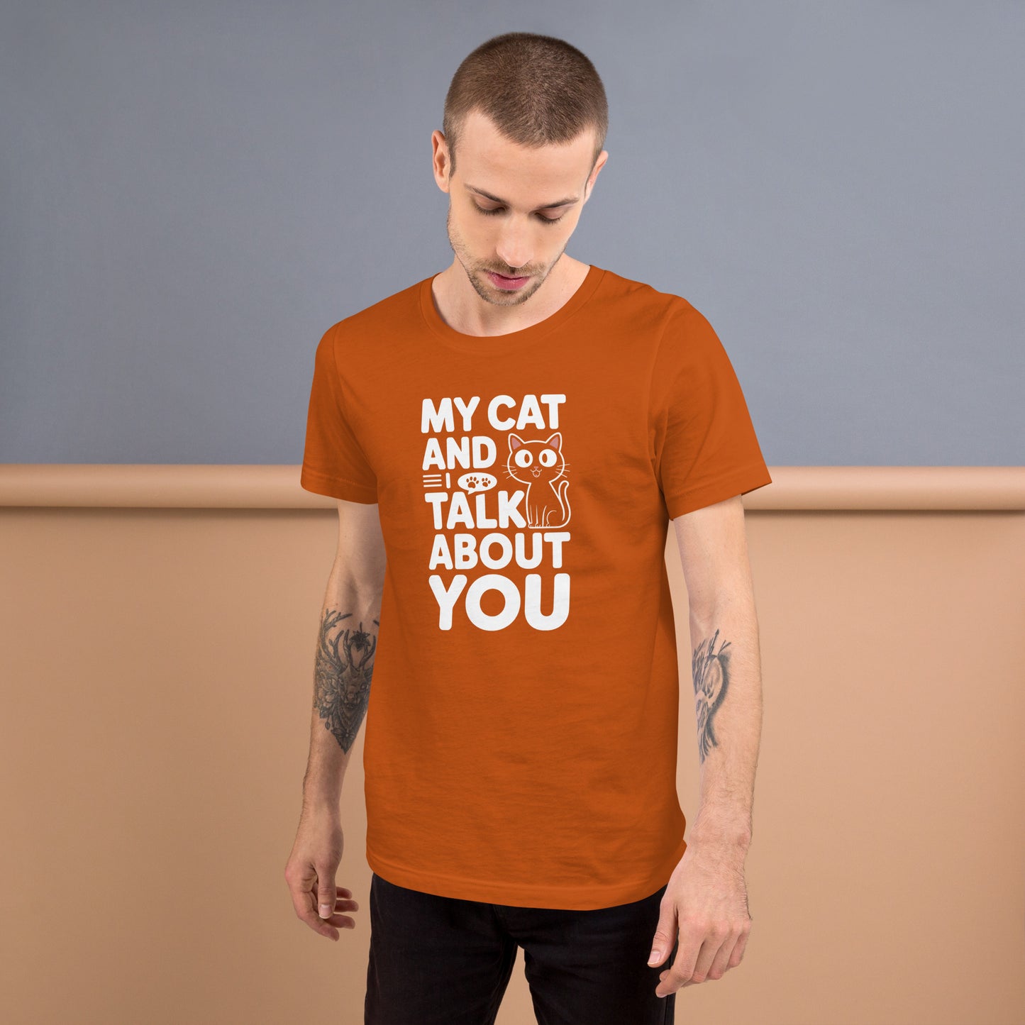 Humorous cat lover tee
